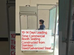 10-14 দিন লিডিং সময় স্টেইনলেস স্টীল / গ্যালভানাইজড স্টীল থেকে নির্মিত বাণিজ্যিক বুথ আসন