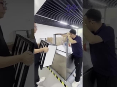 গ্যালভানাইজড স্টীল ফ্রেম ভি ব্যাংক HEPA ফিল্টার, 0.3um HEPA প্ল্যাটেড এয়ার ফিল্টার H13 উচ্চ ধুলো ক্ষমতা