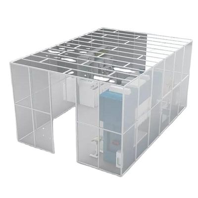 OEM ODM ক্লিন রুম বুথ সিস্টেম 99.99% আইএসও 5 6 7 8 ক্লাস 10 100 1000
