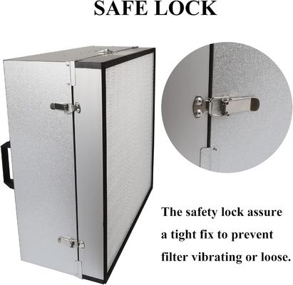 বিশেষায়িত দৃশ্যকল্প 3 গিয়ার গতি নিয়ন্ত্রণ এবং 110V / 120V 50HZ / 60HZ ভোল্টেজ সহ FFU ফ্যান ফিল্টার ইউনিট