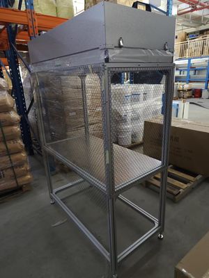 পরিষ্কার বেঞ্চ ফ্লুরোসেন্ট আলো ল্যামিনার এয়ার ফ্লো ক্লাস 100 পরিষ্কার 1000-1200m3/H বায়ু ভলিউম