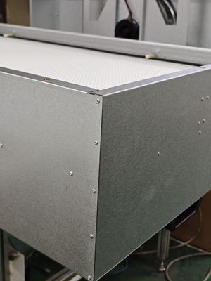 110V/120V 50HZ/60HZ FFU ফ্যান ফিল্টার ইউনিট দক্ষতা 99.99% H14 স্টেইনলেস স্টীল / অ্যালুমিনিয়াম ফ্রেম আপনার প্রয়োজনীয়তা জন্য