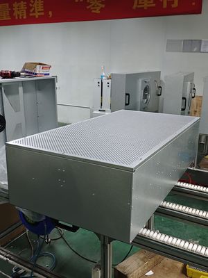 ≥ 99.99% ফিল্টার দক্ষতা ফাইবারগ্লাস ফিল্টার উপাদান এবং গ্যালভানাইজড ইস্পাত ফ্রেম উপাদান সহ ল্যামিনার ফ্লো হুপ