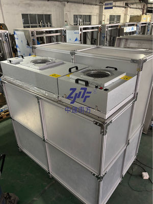 নমনীয় মডুলারিটি এবং স্বচ্ছ অভ্যন্তর কাস্টমাইজযোগ্য স্থান জন্য ক্লিন রুম বুথ