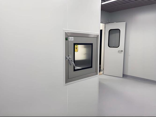 নিয়ন্ত্রিত আইটেম স্থানান্তরের জন্য ক্লিনারুম প্যাসেজ ক্যাবিনেট: বন্ধ করুন, সক্রিয় করুন, পুনরুদ্ধার করুন, উভয় দরজা একসাথে খুলবেন না