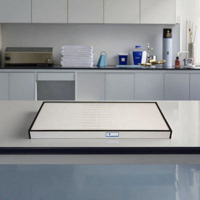 ক্লিনরুম H14 HEPA ফিল্টার 99.99% কার্যকারিতার সাথে ≥0.3 Μm কণা ধরে