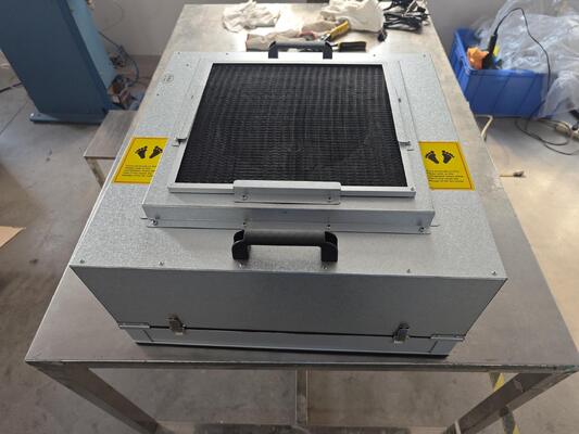 quality H14 HEPA ল্যামিনার ফ্লো FFU ফ্যান ফিল্টার ইউনিট ক্লিনরুম এয়ার ফিল্টারেশনের জন্য স্টেইনলেস স্টিল factory